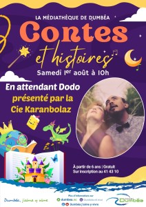 Spectacle En attendant Dodo - Contes et histoires à la Médiathèque de Dumbéa - Enfants dès 6 ans