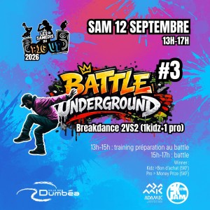 Battle Underground #3 au Big Up Spot à Dumbéa